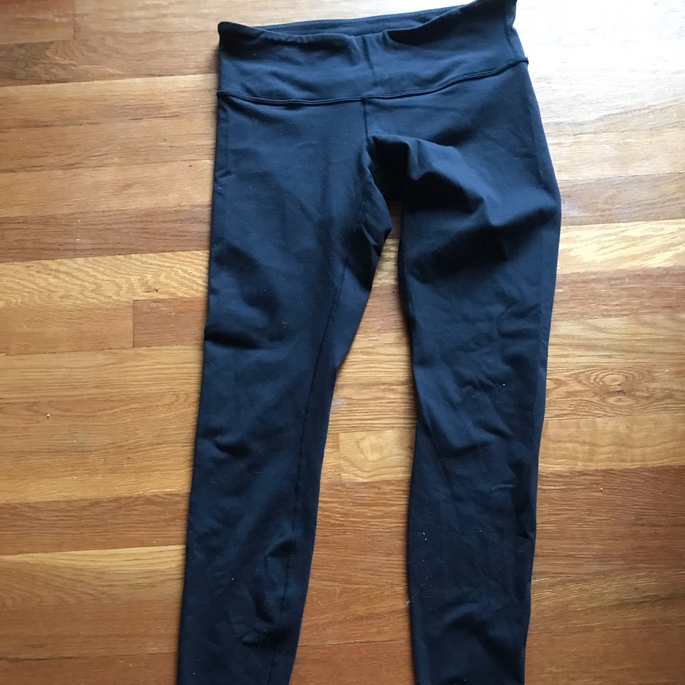 Full length wonder under lululemon black
